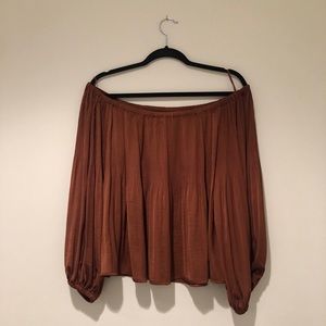 EXPRESS off the shoulder blouse